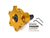 Extractor de volante rapido universal dorado Addco - comprar online