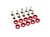 Arandelas Anodizadas Benzon M6 x10 unidades Roja - comprar online