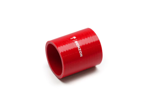 Manguera Siliconada Recta 4 Pulgadas Roja Benzon - comprar online