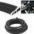 Manguera Mallada Nylon Acero An4 Aceite Nafta Negra X Mt