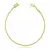 Pulseira Cordão Baiano Diamantado 2mm Banhado A Ouro 18K