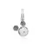 Par De Brinco Argola Cravejada Mickey Banhada A Ouro 18K