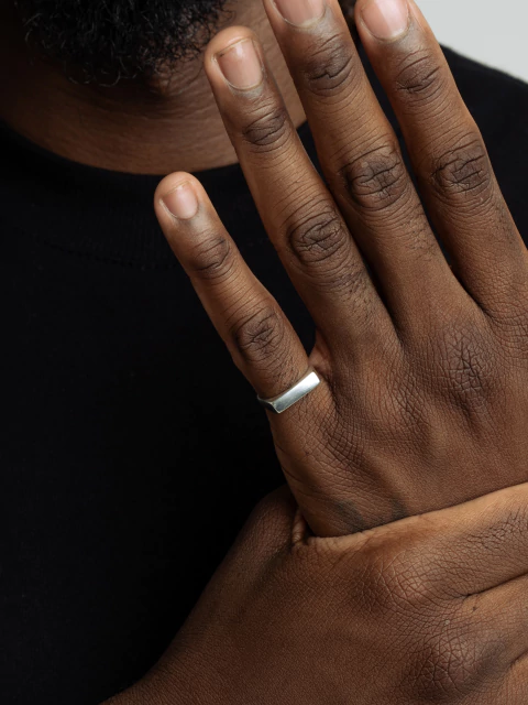 Anel Prata 925 Chapado (Ajustável) - comprar online