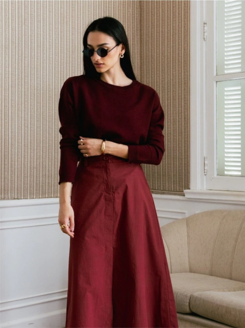 Blusa retilinea gola redonda - Cordoce - comprar online