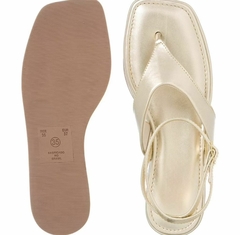 SANDALIA FLAT OURO na internet