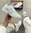 TENIS DUNK BRANCO / PRATA