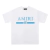 Camiseta Amiri Bar Logo Branca/Azul - comprar online
