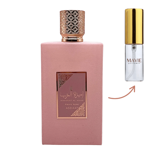 Perfume Decant Ameerat Al Arab Prive Rose Feminino Asdaaf by Lattafa EDP