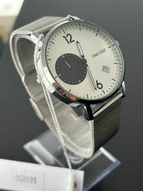 RELOJ TAILANDIA SILVER & WHITE