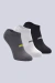 Meia INNI Sneaker 3 Cores - Pack com 3