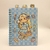 Caderno c/ Adesivos e Cordão - Azul - comprar online