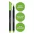 Caneta FABER-CASTELL SuperSoft Brush Verde - Pensei Presentes