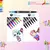 Kit 60 Canetas Ponta Dupla Lettering Brush Pen E Fineliner - loja online