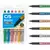 Estojo Marcador Artístico Brush Metallic C/ 6 Cores CiS