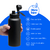 Botella Térmica Deportiva De Acero Inoxidable Negra 960 Ml en internet