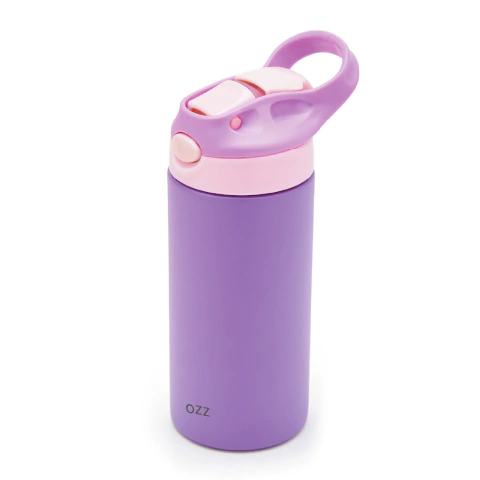 Botella Térmica Infantil Violeta de Acero 355 Ml Sistema Antiderrame - comprar online