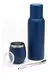 Set Matero - Termo Acero 750ml + Mate + Bombilla (Azul)