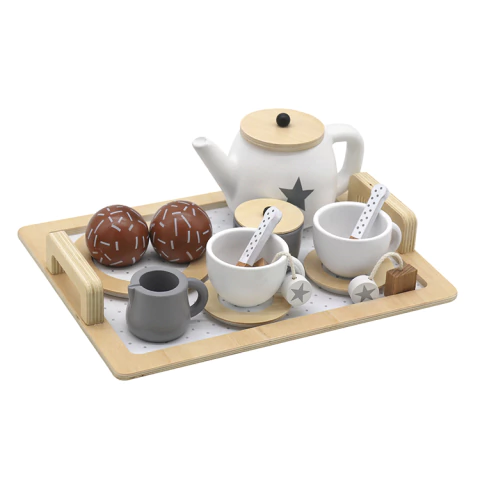 Set de Té Infantil de Madera Clásico con Accesorios - comprar online