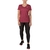 Camisa Feminina UA Tech SSV-TWIST - Wine - comprar online