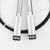 Imagem do Corda de Pular Speed Rope Onset Fitness 3.0 Extreme - Silver/Black