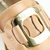 Mocassim Couro Detalhe Metal