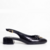 Sapatilha Slingback Salto Baixo Couro Verniz - comprar online