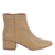 Bota Salto Baixo Cano Curto Couro - comprar online