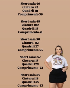 Short saia preto - JOY MODAS LTDA