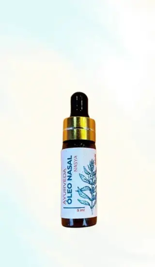 Óleo Nasal Nasya Ayurveda Cuidado Nasal Ayurvédico *5 ml* reduzir a secura nasal, hidrata