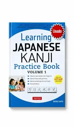 Livro Usado japones usado Learning japanese kanji PRACTICE BOOK VOL 1 NIHONGO
