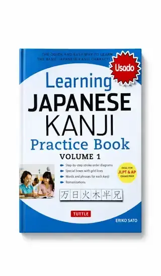 Livro Usado japones usado Learning japanese kanji PRACTICE BOOK VOL 1 NIHONGO