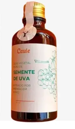Óleo de Semente de Uva Extra Virgem Ayurveda 50ml antioxidante, anti inflamatório, antimicrobiana, cicatrizante, hidratante