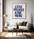 Imagem do Quadro Decorativo Cool People live here!