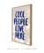 Quadro Decorativo Cool People live here! - loja online