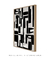 Quadro Decorativo Mood Preto e Branco - loja online