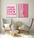 Quadros Decorativos Dupla Pink