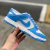Tênis Nike Dunk Low Azul na internet