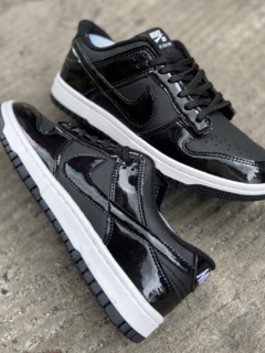 Tênis Nike Dunk Low Preto brilho - loja online