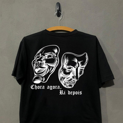 Camiseta Drop Inc Chora Agora Ri Depois - comprar online