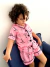 Pijama Infantil Americano Curto Rosa Love - comprar online