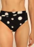 Calcinha Ruth - Poá Preto - comprar online