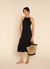 Vestido Isa - Preto - Canelado BIO - comprar online