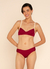 Top Neli e Calcinha Denise Vinho Canelado BIO - Conjunto - buy online