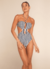 Swimsuit Elba - Striped Azul