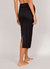 Skirt Concha - Preto - Ribbed BIO on internet