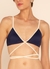 Top Ariel - Marinho - Canelado BIO - comprar online