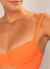 Top Neli - Tangerina - Ribbed BIO