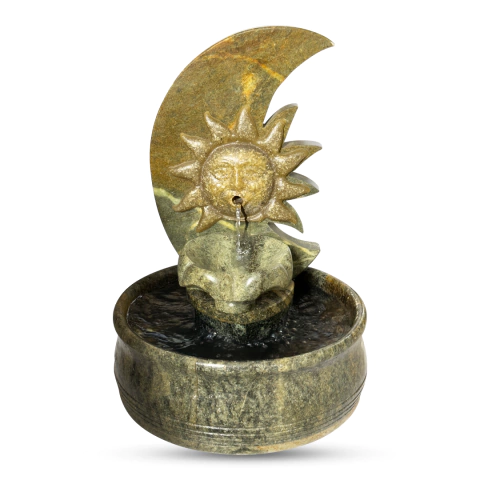 Fonte Lua Em Pedra Sabão