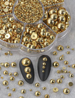 Kit Meia Pérola Dourada - comprar online