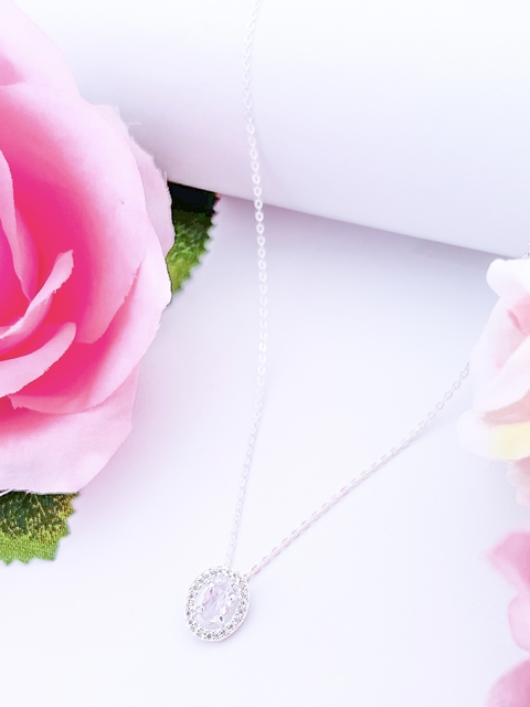 colar realeza - rosa - comprar online